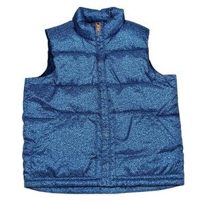 Old Navy Heather Blue Puffer Vest Boys Size 8 M